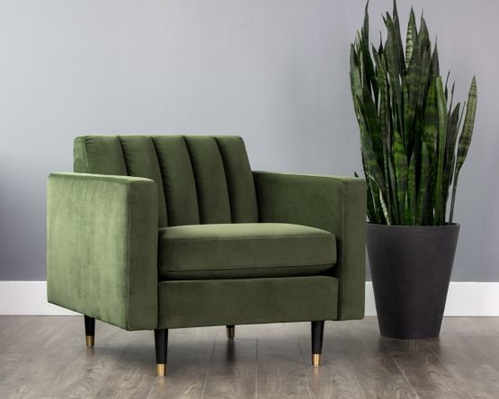 Yosi Armchair Moss Green - Image 3