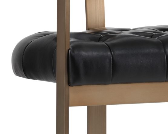 Beaumont Barstool - Antique Brass Cantina Black - Image 3