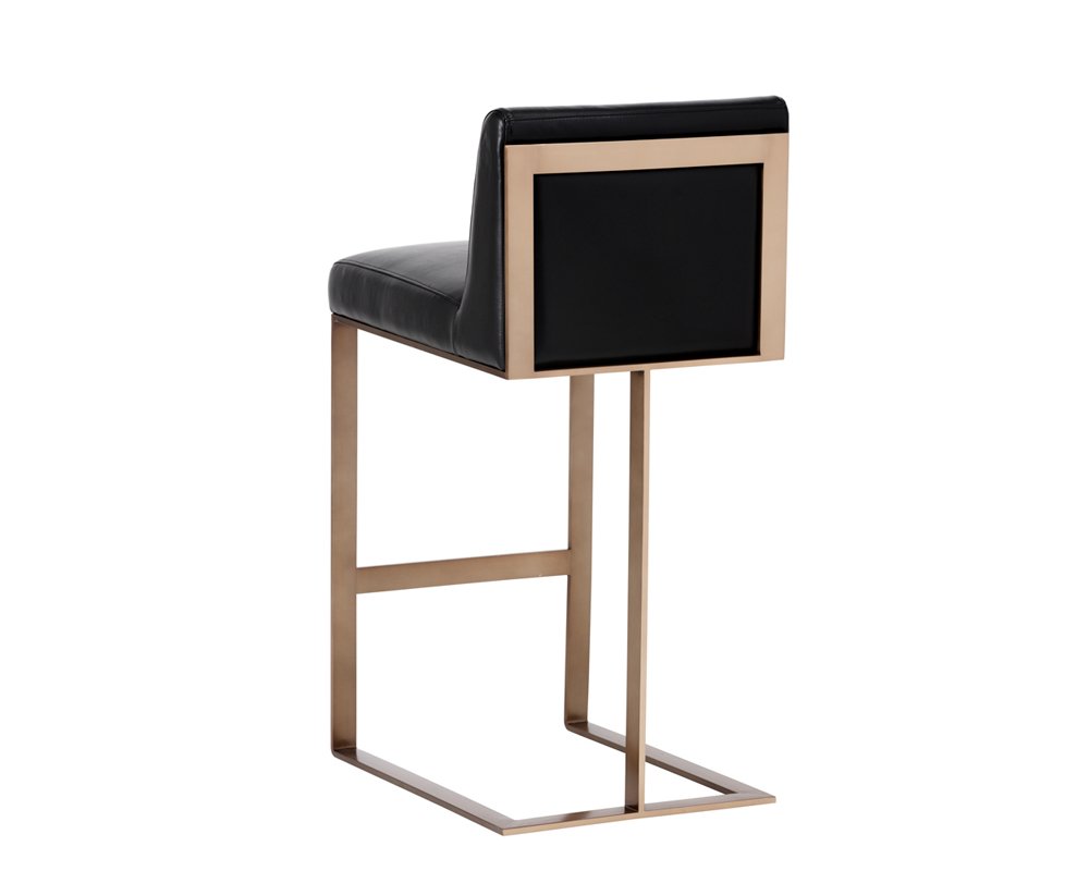 Dean Barstool - Antique Brass Cantina Black - Image 8