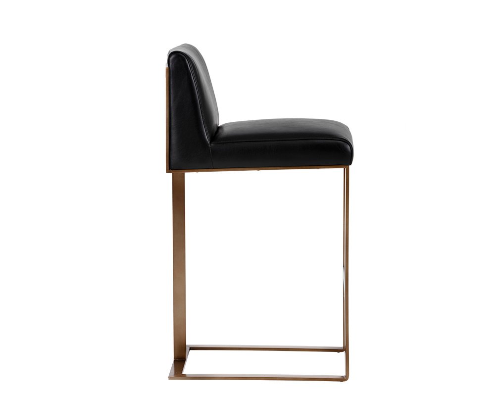 Dean Barstool - Antique Brass Cantina Black - Image 9