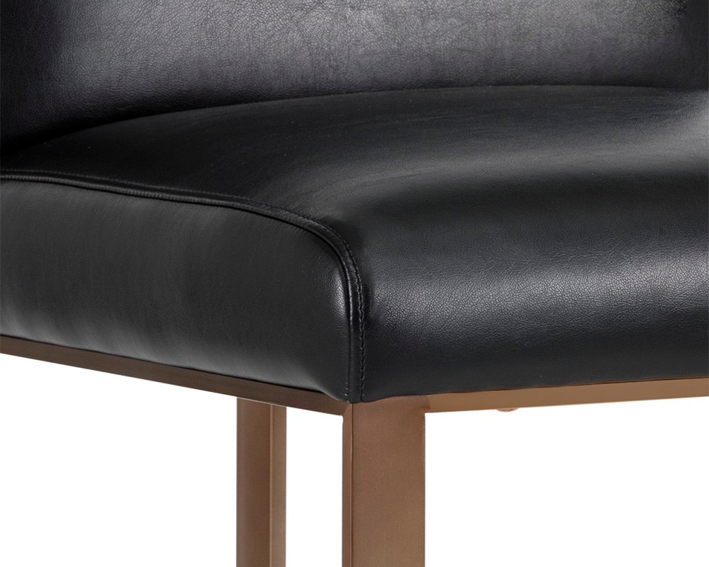 Dean Barstool - Antique Brass Cantina Black - Image 3