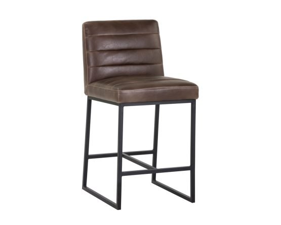 Spyros Counter Stool Havana Dark Brown
