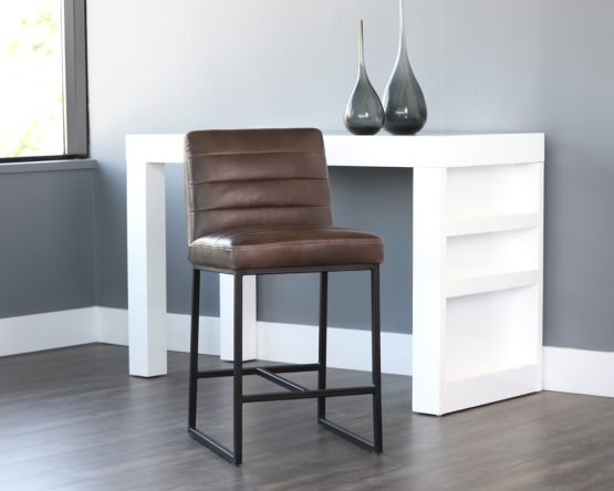 Spyros Counter Stool Havana Dark Brown - Image 2