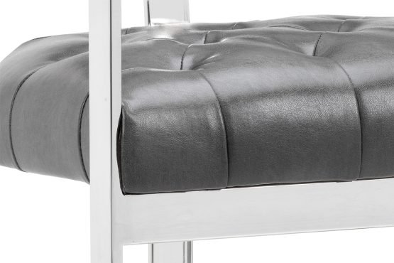 Beaumont Counter Stool - Stainless Steel Cantina Magnetite - Image 3