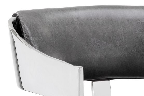 Beaumont Counter Stool - Stainless Steel Cantina Magnetite - Image 4