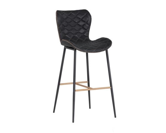 Lyla Barstool Antique Black