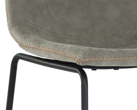 Cal Barstool Antique Grey - Image 3