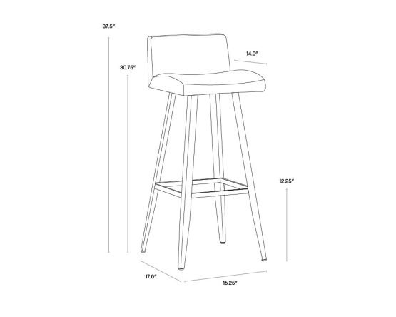 Dani Barstool Onyx - Image 6