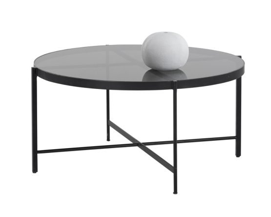 Willem Coffee Table - Large Smoked Glass