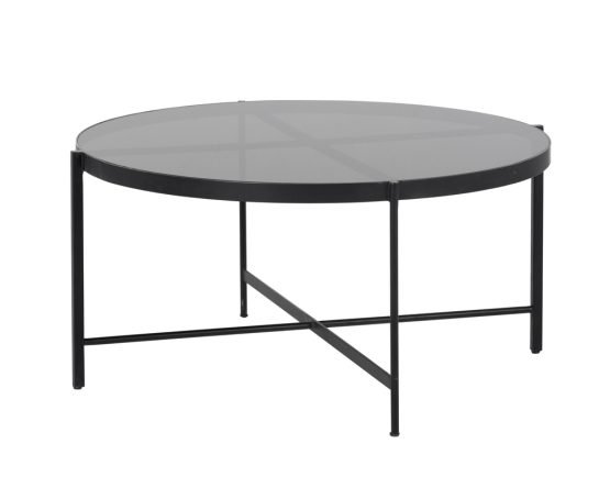 Willem Coffee Table - Large Smoked Glass - Image 2