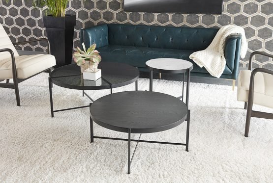 Willem Coffee Table - Large Smoked Glass - Image 6