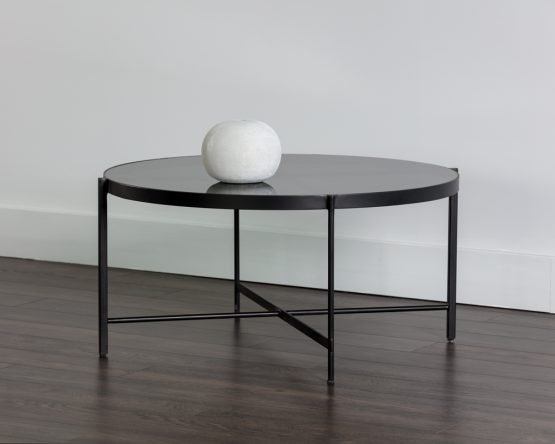 Willem Coffee Table - Large Smoked Glass - Image 4