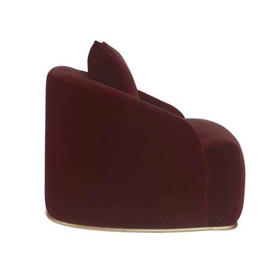 Astrid Armchair Merlot - Image 8