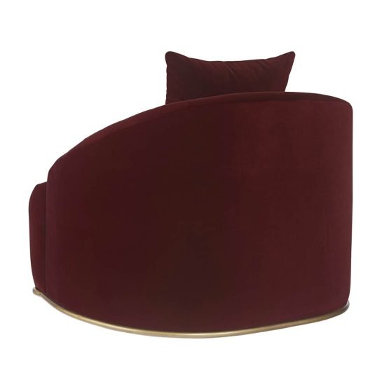 Astrid Armchair Merlot - Image 9