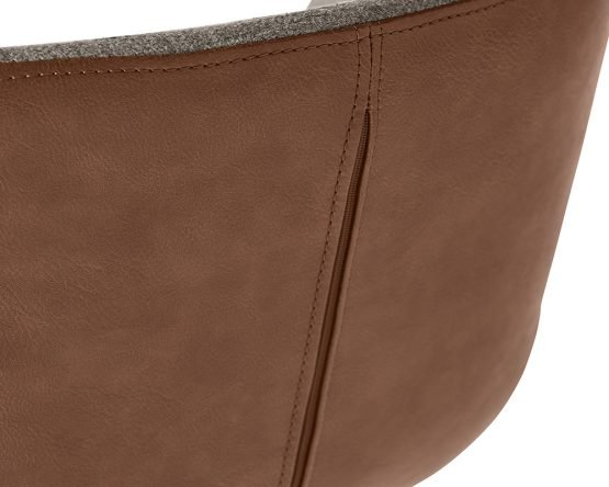 Waldo Counter Stool November Grey / Cinnamon Brown - Image 4