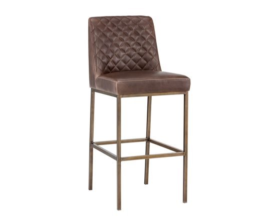 Leighland Barstool Havana Dark Brown