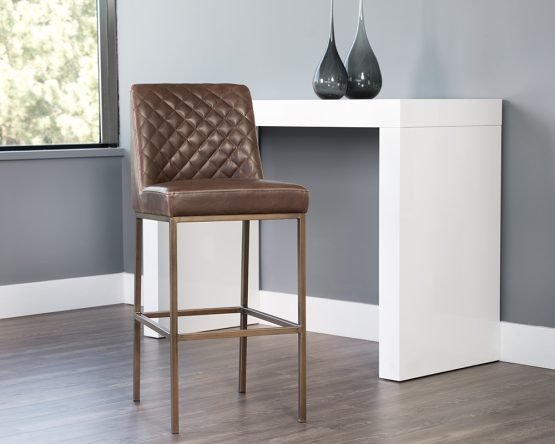 Leighland Barstool Havana Dark Brown - Image 3