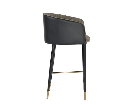 Asher Barstool Sparrow Grey / Napa Black - Image 7