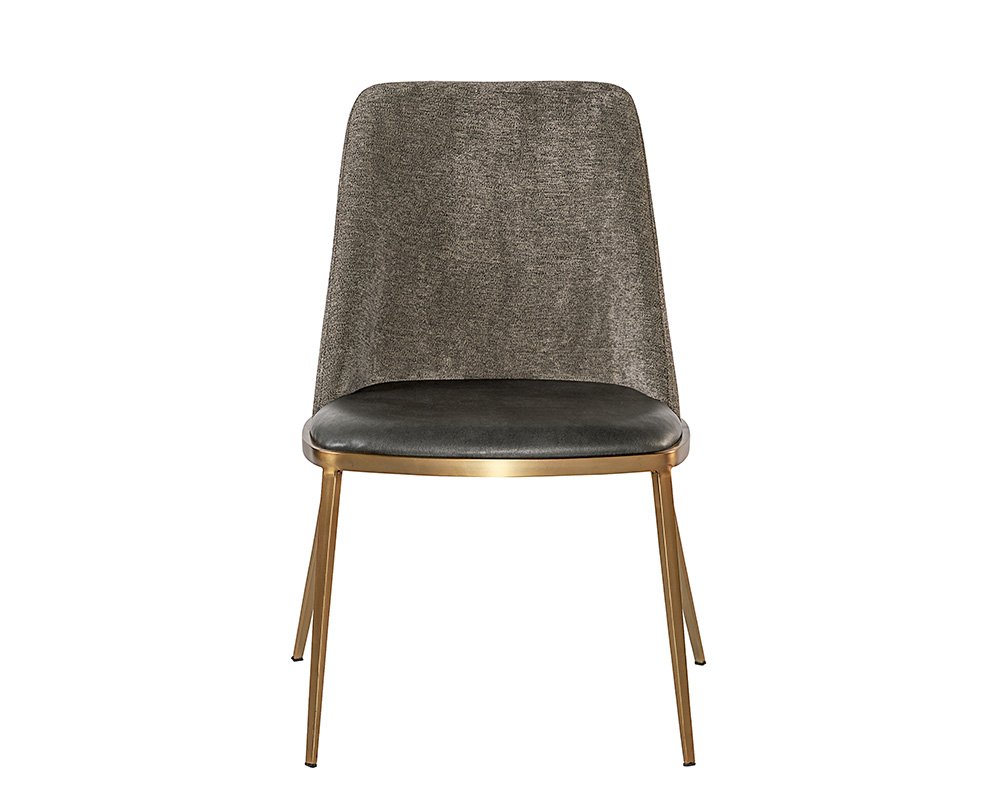 Dover Dining Chair Bravo Portabella / Sparrow Grey - Image 7