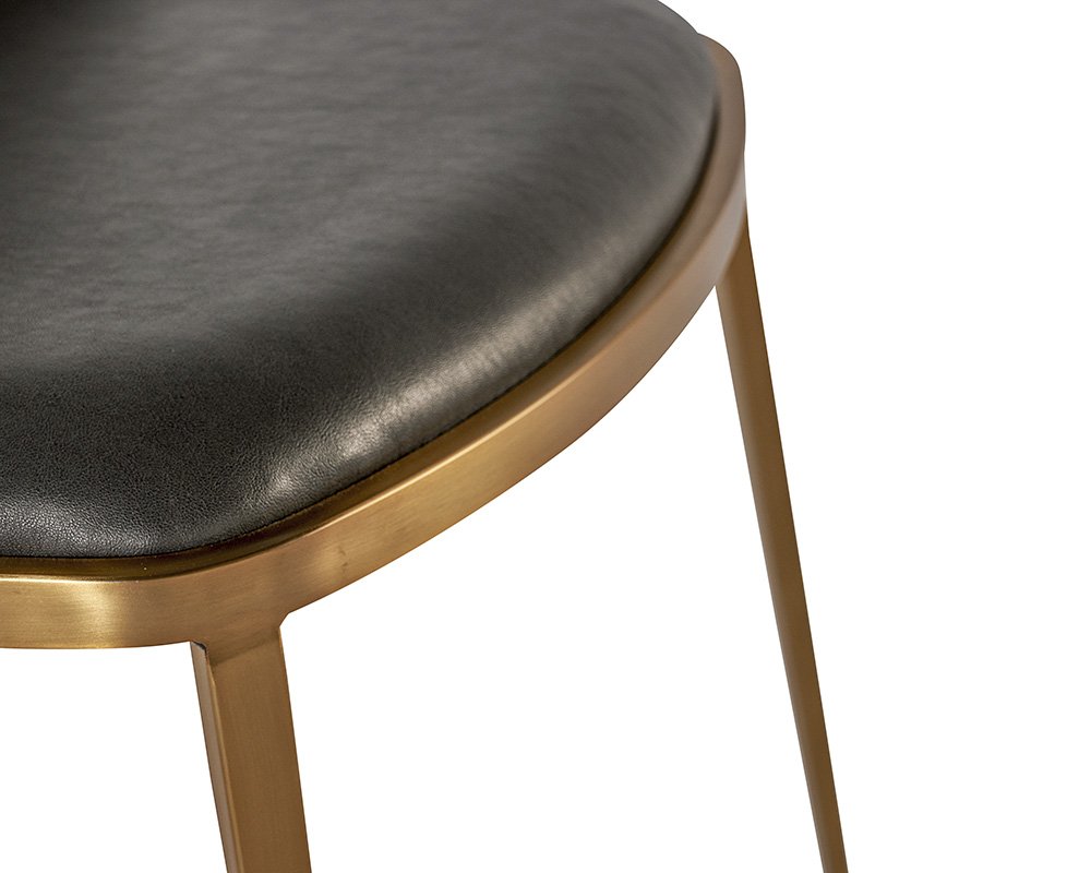 Dover Dining Chair Bravo Portabella / Sparrow Grey - Image 4
