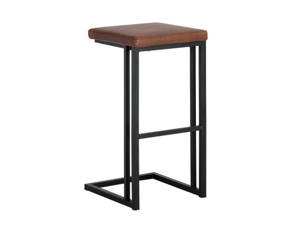 Boone Barstool - Black Bravo Cognac