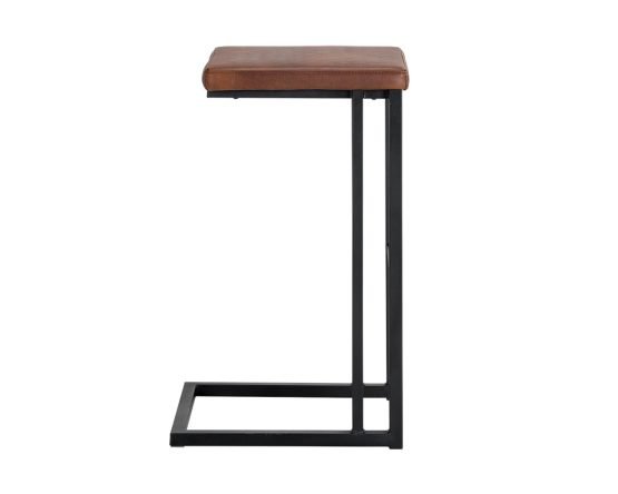 Boone Barstool - Black Bravo Cognac - Image 2