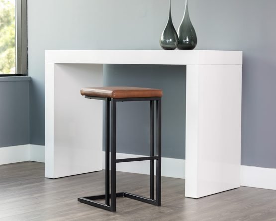 Boone Barstool - Black Bravo Cognac - Image 4