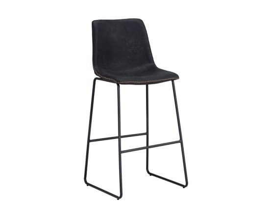 Cal Barstool Antique Black