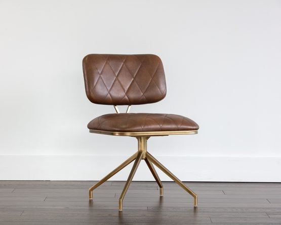 Virtu Swivel Dining Chair Bravo Cognac - Image 2