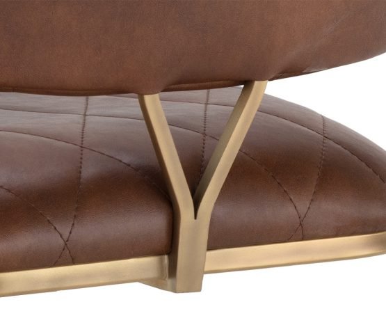 Virtu Swivel Dining Chair Bravo Cognac - Image 5