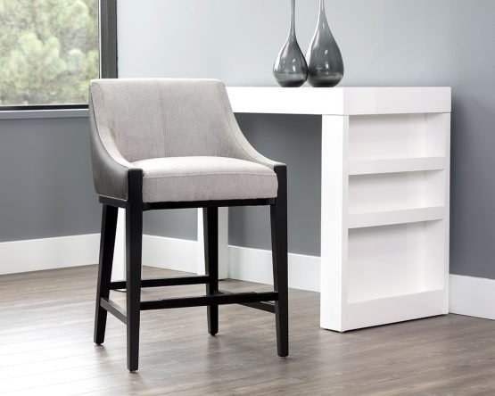 Aurora Counter Stool Polo Club Stone / Overcast Grey - Image 2