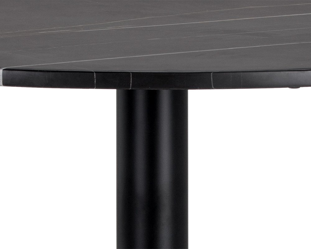 Massie Bistro Table - 35.5" Black Marble - Image 5