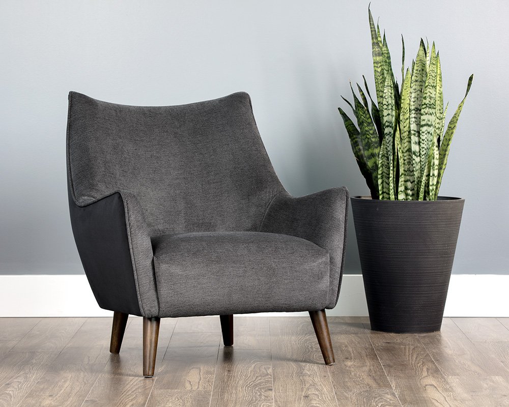 Sorrel Lounge Chair Polo Club Kohl Grey / Abbington Black - Image 3