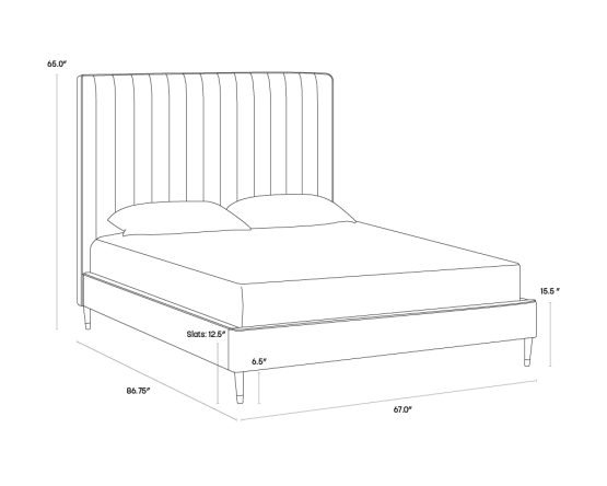 Yosi Bed Abbington Navy - Image 4