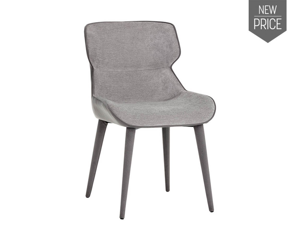 Jesmond Dining Chair Polo Club Stone / Antonio Charcoal