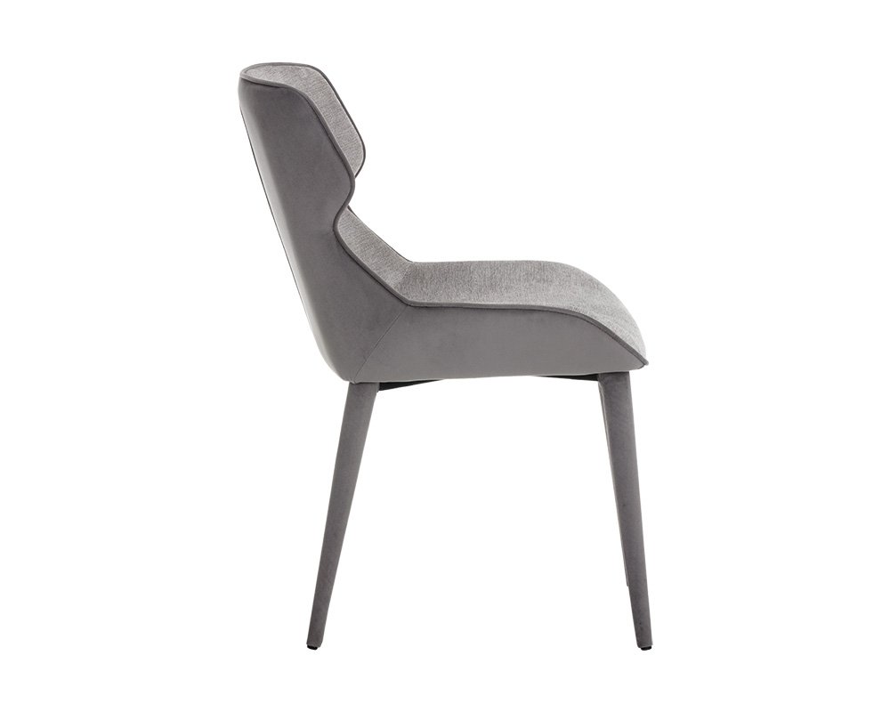 Jesmond Dining Chair Polo Club Stone / Antonio Charcoal - Image 7