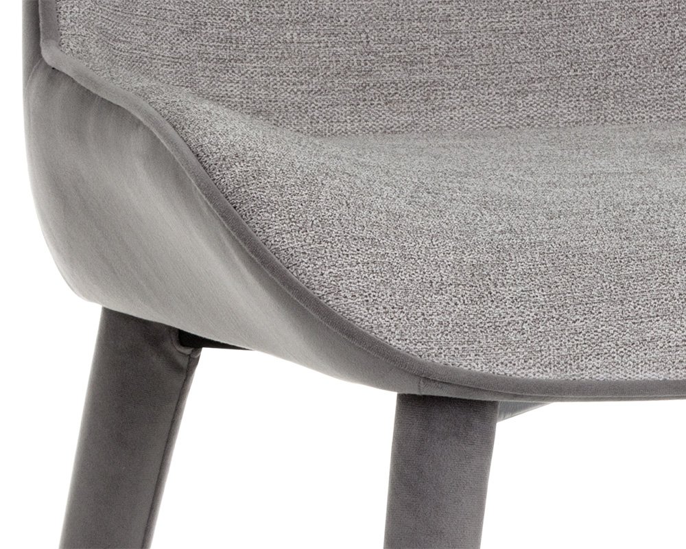 Jesmond Dining Chair Polo Club Stone / Antonio Charcoal - Image 3