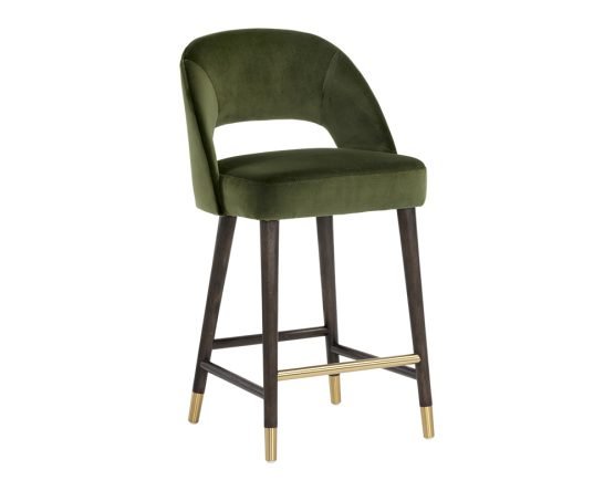 Monae Counter Stool Moss Green