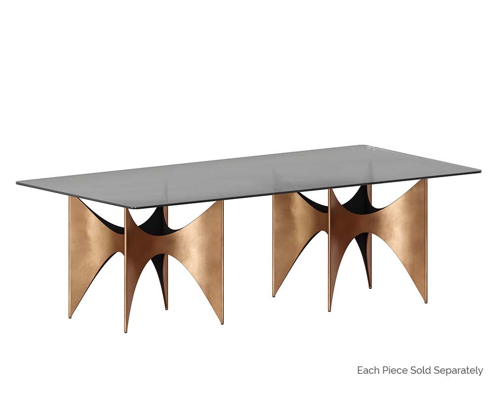 London Dining Table Base Gold - Image 3