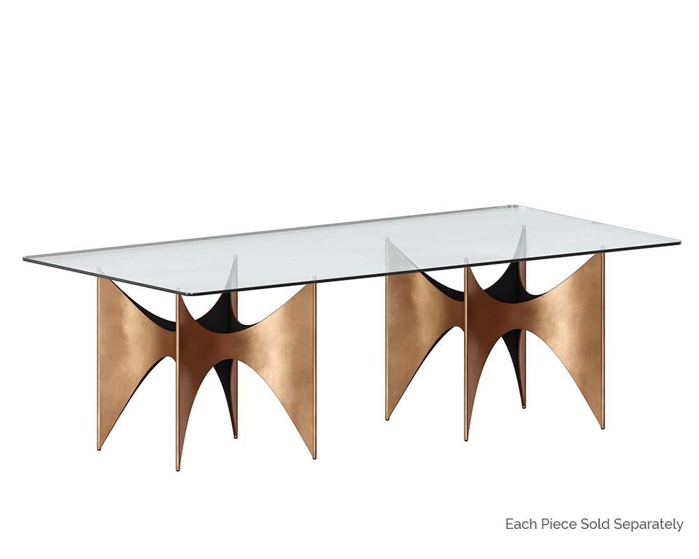 London Dining Table Base Gold - Image 4