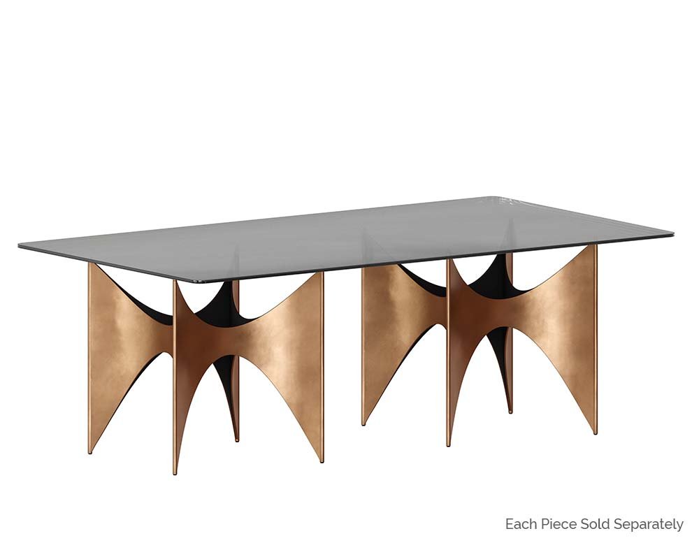 London Dining Table Base Gold - Image 5