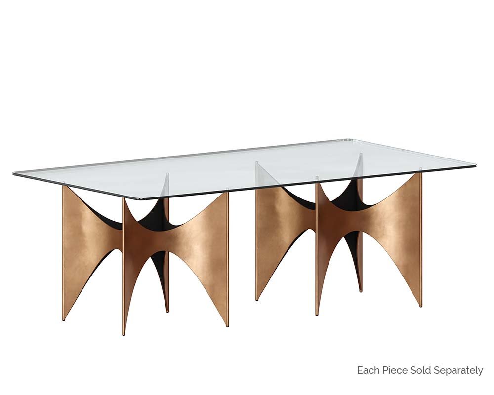 London Dining Table Base Gold - Image 6