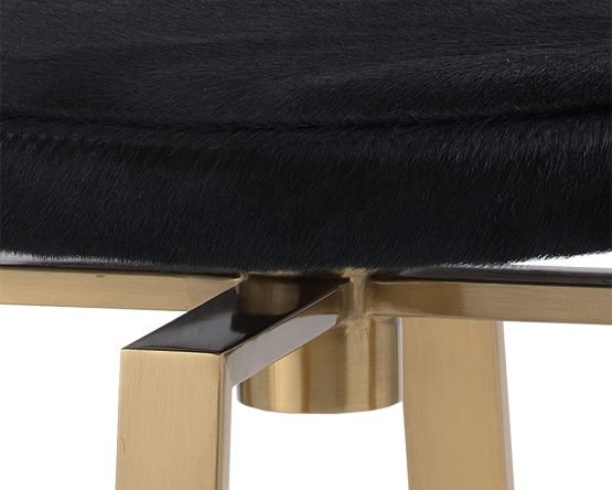 Hendrix Swivel Counter Stool Black - Image 2