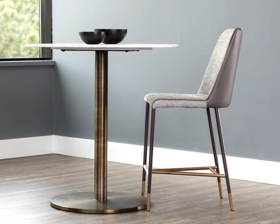 Klaus Counter Stool - Gunmetal Flint Grey / Napa Taupe - Image 4