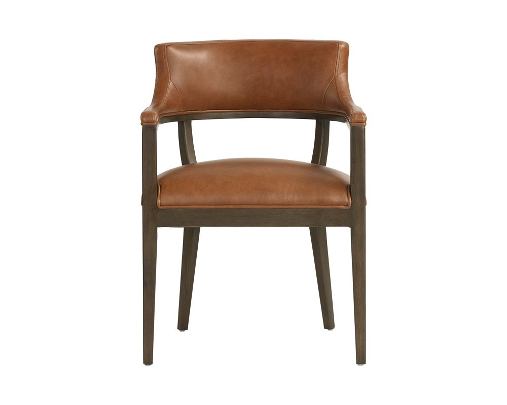 Brylea Dining Armchair - Brown Shalimar Tobacco - Image 7