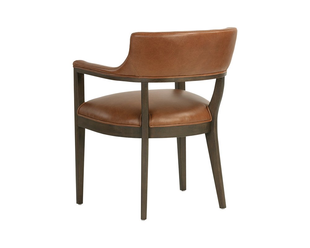 Brylea Dining Armchair - Brown Shalimar Tobacco - Image 9