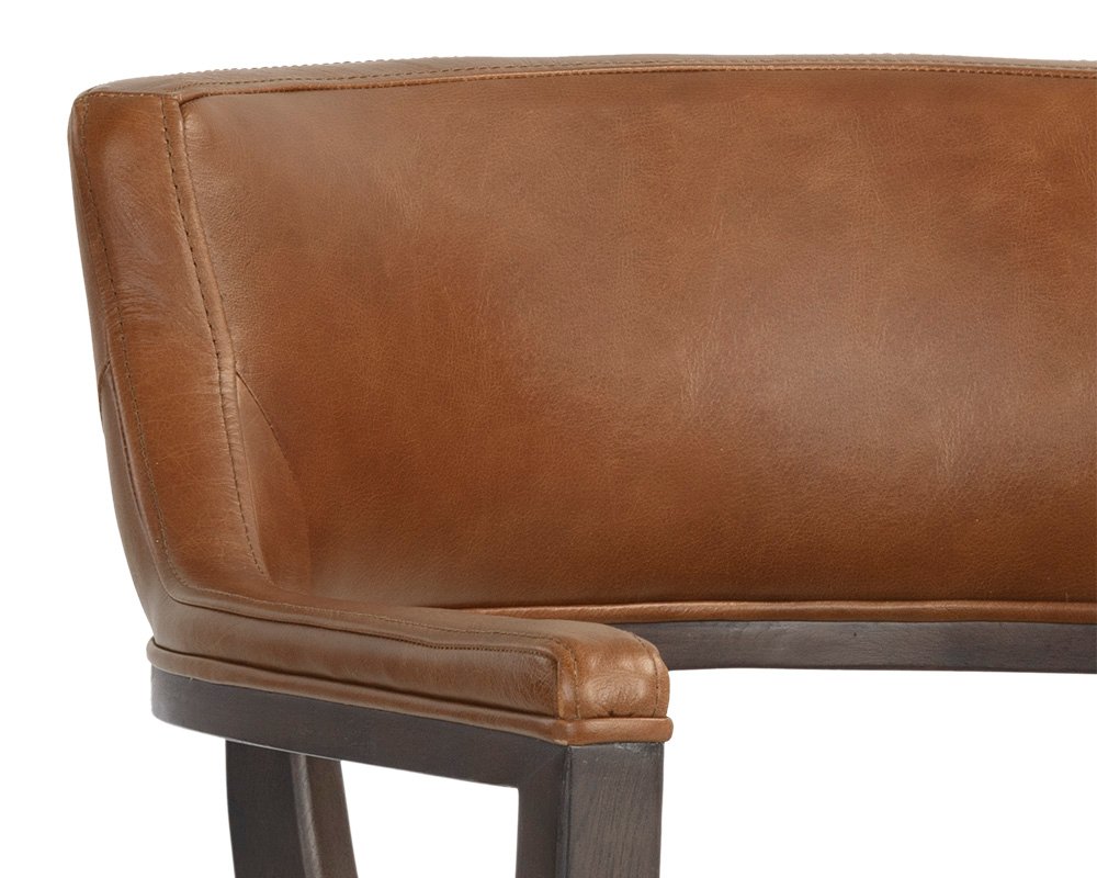 Brylea Dining Armchair - Brown Shalimar Tobacco - Image 3