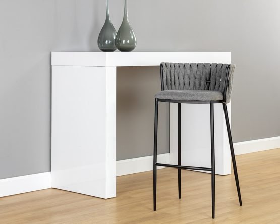 Sarai Barstool Belfast Koala Grey - Image 2