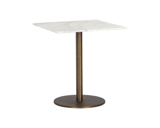 Enco Bistro Table - 24" - Square Antique Bronze - Image 2