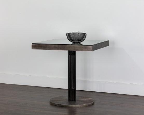 Terry Bistro Table - 30" - Square Gunmetal - Image 4
